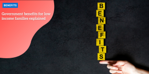 Government benefits for low income families explained BENEFITS (1)